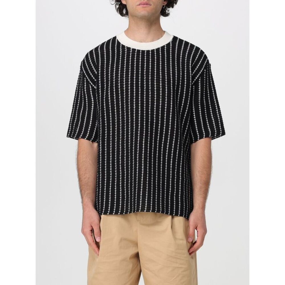 Jil Sander Men Jil Sander Striped Cotton T-Shirt